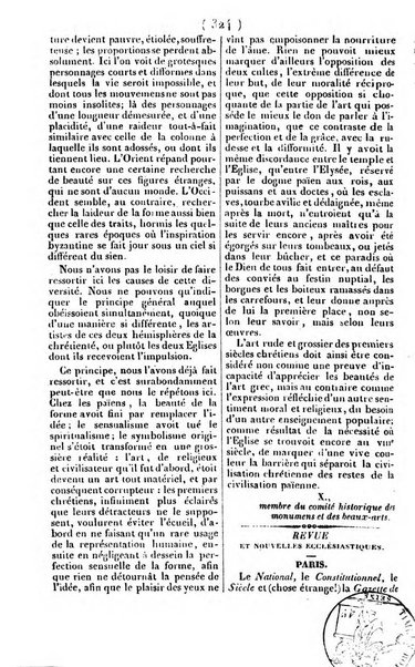 L'ami de la religion journal et revue ecclesiastique, politique et litteraire