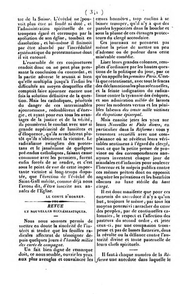 L'ami de la religion journal et revue ecclesiastique, politique et litteraire