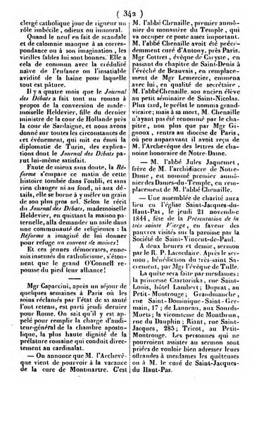 L'ami de la religion journal et revue ecclesiastique, politique et litteraire