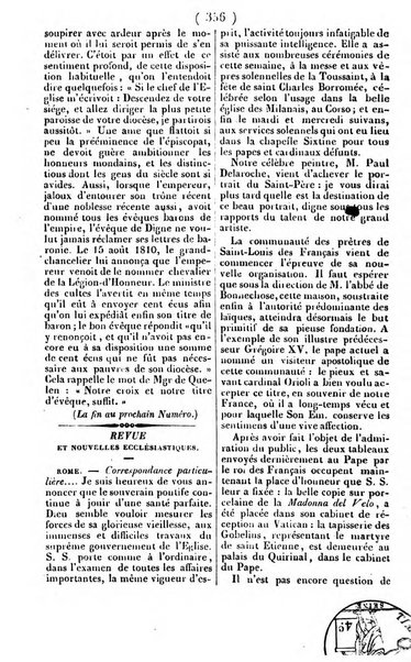 L'ami de la religion journal et revue ecclesiastique, politique et litteraire