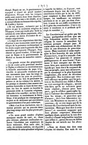 L'ami de la religion journal et revue ecclesiastique, politique et litteraire