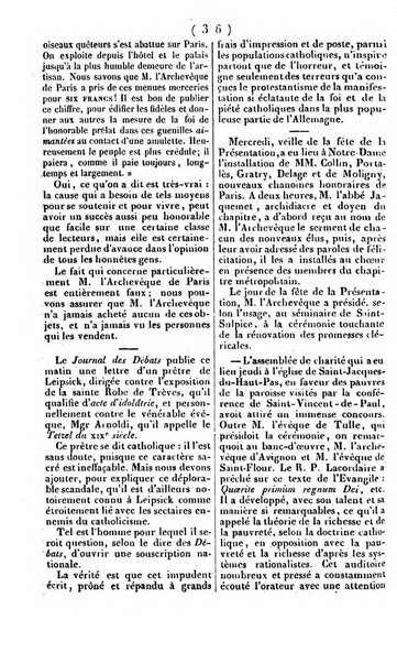 L'ami de la religion journal et revue ecclesiastique, politique et litteraire