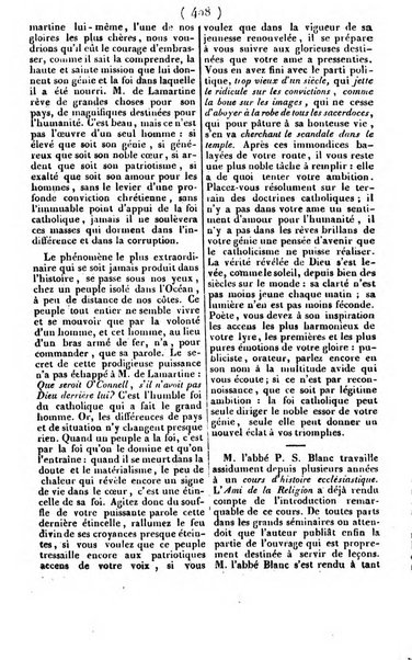 L'ami de la religion journal et revue ecclesiastique, politique et litteraire