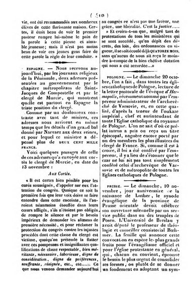 L'ami de la religion journal et revue ecclesiastique, politique et litteraire