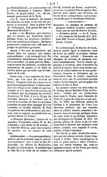 L'ami de la religion journal et revue ecclesiastique, politique et litteraire