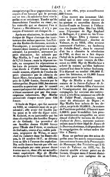 L'ami de la religion journal et revue ecclesiastique, politique et litteraire