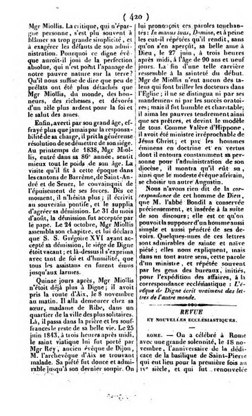 L'ami de la religion journal et revue ecclesiastique, politique et litteraire