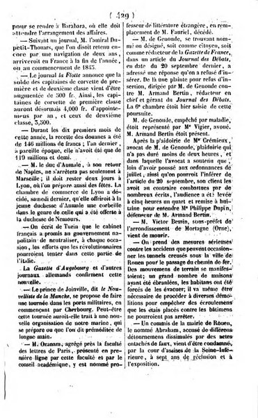 L'ami de la religion journal et revue ecclesiastique, politique et litteraire