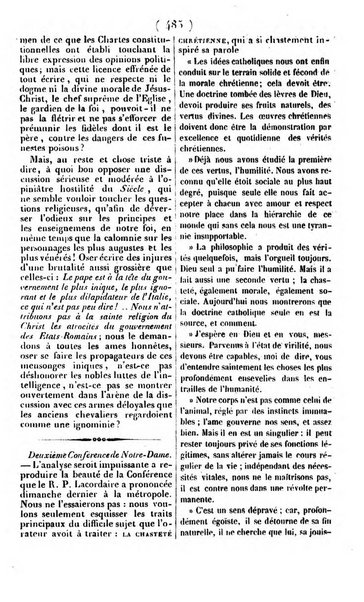 L'ami de la religion journal et revue ecclesiastique, politique et litteraire