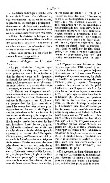 L'ami de la religion journal et revue ecclesiastique, politique et litteraire