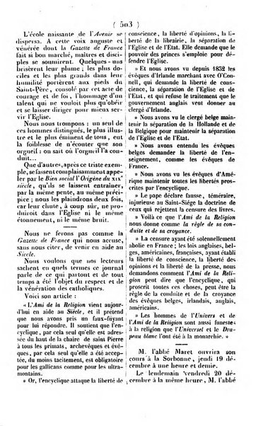 L'ami de la religion journal et revue ecclesiastique, politique et litteraire