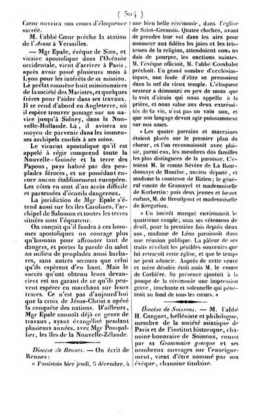 L'ami de la religion journal et revue ecclesiastique, politique et litteraire