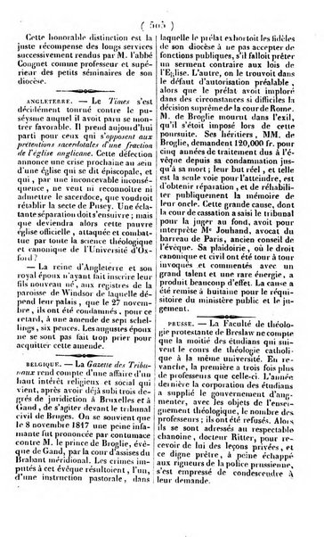 L'ami de la religion journal et revue ecclesiastique, politique et litteraire