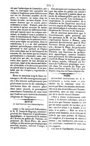 L'ami de la religion journal et revue ecclesiastique, politique et litteraire