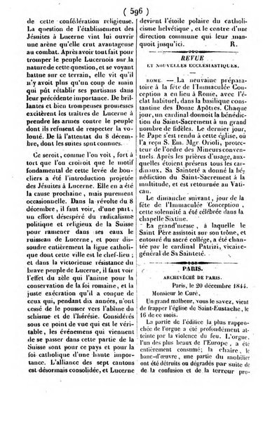 L'ami de la religion journal et revue ecclesiastique, politique et litteraire