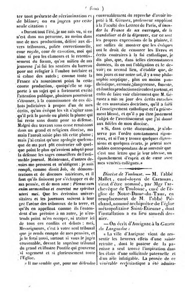 L'ami de la religion journal et revue ecclesiastique, politique et litteraire