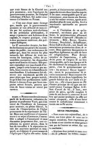 L'ami de la religion journal et revue ecclesiastique, politique et litteraire