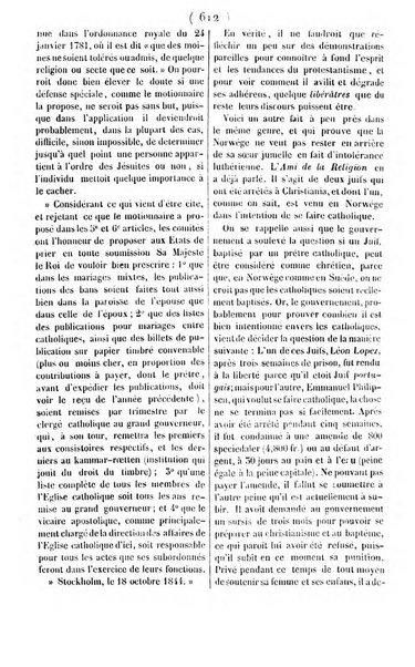 L'ami de la religion journal et revue ecclesiastique, politique et litteraire