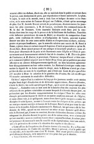 L'ami de la religion journal et revue ecclesiastique, politique et litteraire