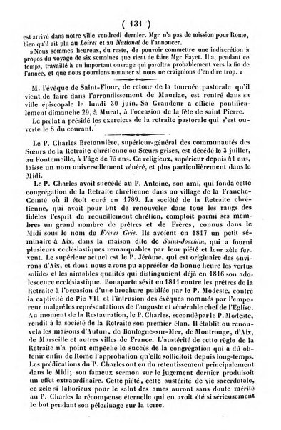 L'ami de la religion journal et revue ecclesiastique, politique et litteraire