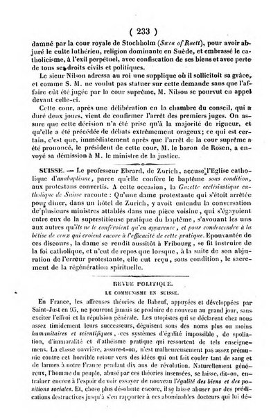 L'ami de la religion journal et revue ecclesiastique, politique et litteraire