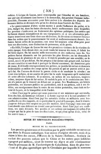 L'ami de la religion journal et revue ecclesiastique, politique et litteraire