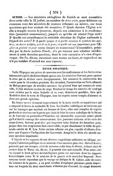 L'ami de la religion journal et revue ecclesiastique, politique et litteraire