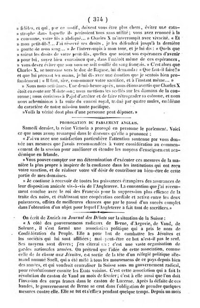 L'ami de la religion journal et revue ecclesiastique, politique et litteraire