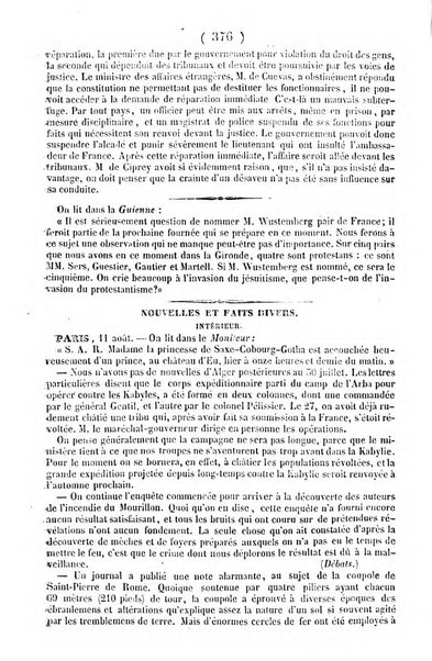 L'ami de la religion journal et revue ecclesiastique, politique et litteraire