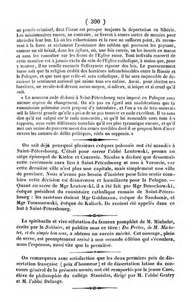 L'ami de la religion journal et revue ecclesiastique, politique et litteraire