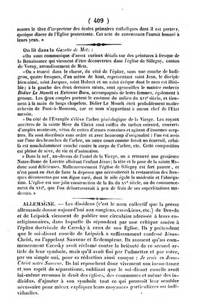 L'ami de la religion journal et revue ecclesiastique, politique et litteraire