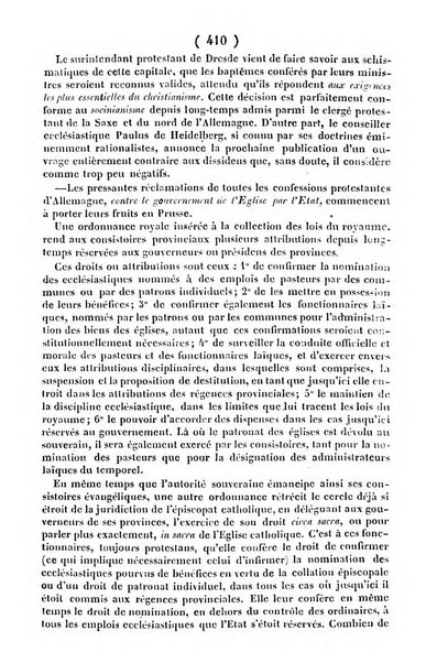 L'ami de la religion journal et revue ecclesiastique, politique et litteraire