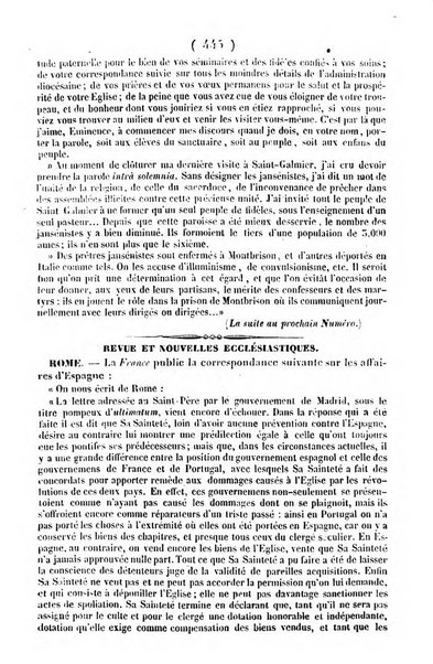 L'ami de la religion journal et revue ecclesiastique, politique et litteraire