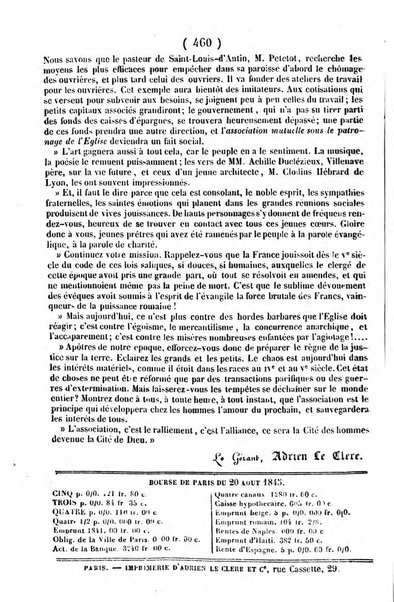 L'ami de la religion journal et revue ecclesiastique, politique et litteraire