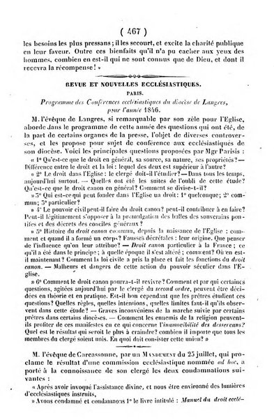 L'ami de la religion journal et revue ecclesiastique, politique et litteraire