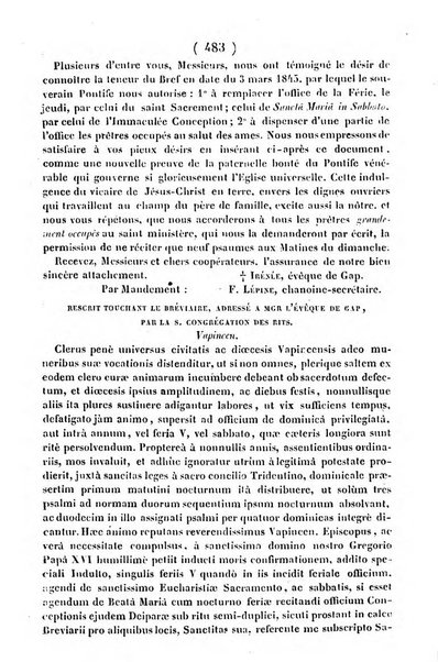 L'ami de la religion journal et revue ecclesiastique, politique et litteraire