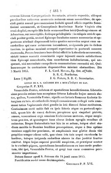 L'ami de la religion journal et revue ecclesiastique, politique et litteraire