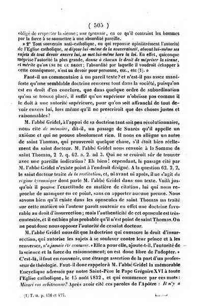 L'ami de la religion journal et revue ecclesiastique, politique et litteraire