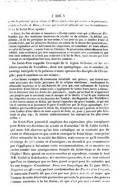 L'ami de la religion journal et revue ecclesiastique, politique et litteraire