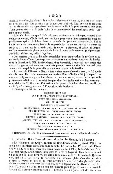 L'ami de la religion journal et revue ecclesiastique, politique et litteraire