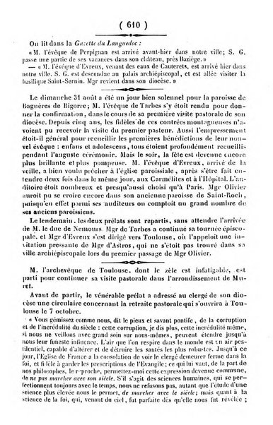 L'ami de la religion journal et revue ecclesiastique, politique et litteraire