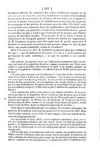 L'ami de la religion journal et revue ecclesiastique, politique et litteraire