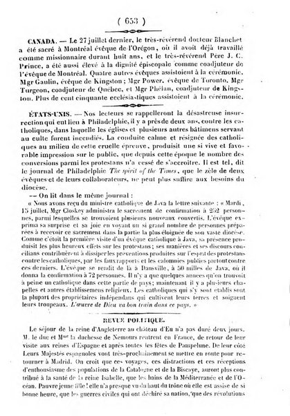 L'ami de la religion journal et revue ecclesiastique, politique et litteraire