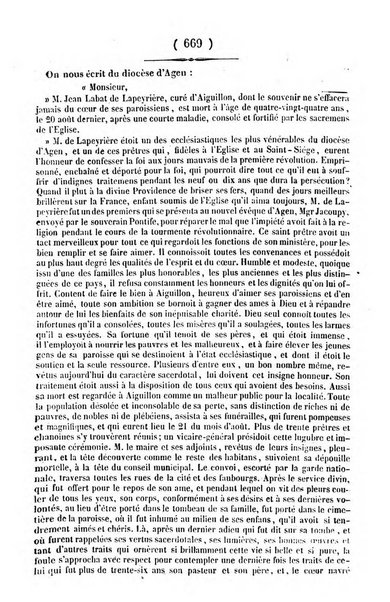 L'ami de la religion journal et revue ecclesiastique, politique et litteraire