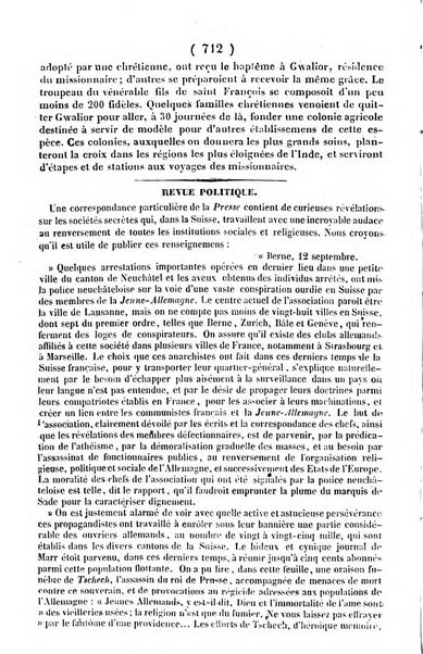 L'ami de la religion journal et revue ecclesiastique, politique et litteraire