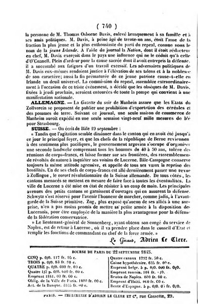 L'ami de la religion journal et revue ecclesiastique, politique et litteraire