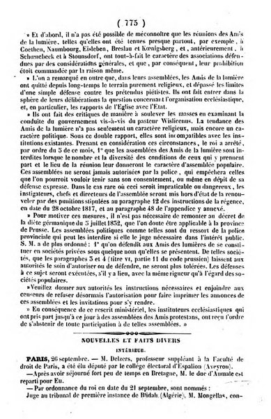 L'ami de la religion journal et revue ecclesiastique, politique et litteraire