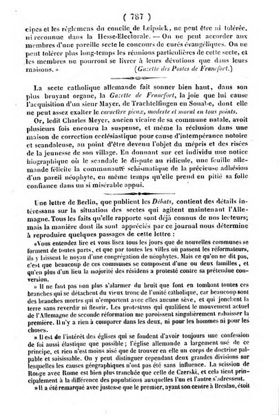 L'ami de la religion journal et revue ecclesiastique, politique et litteraire