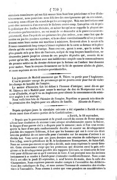 L'ami de la religion journal et revue ecclesiastique, politique et litteraire