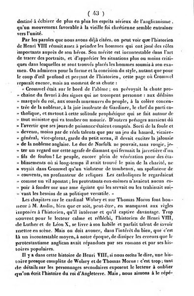 L'ami de la religion journal et revue ecclesiastique, politique et litteraire